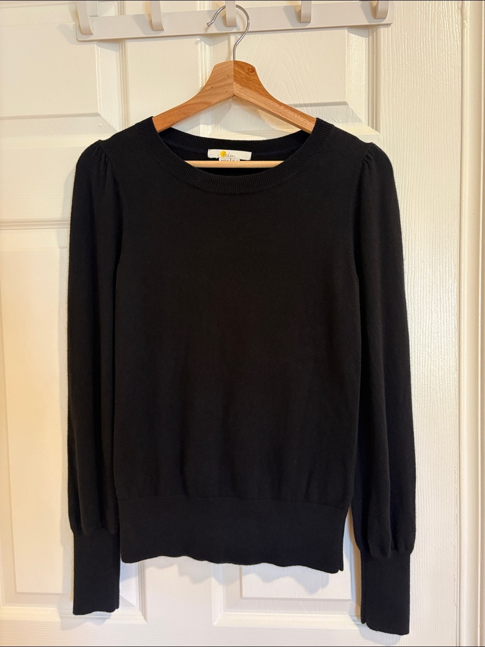 Boden Black sweater 50% wool, 50% cotton
